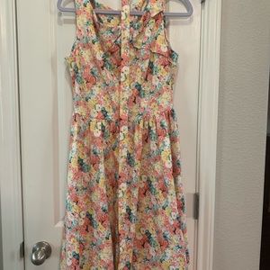 Voodoo Vixen Floral Dress